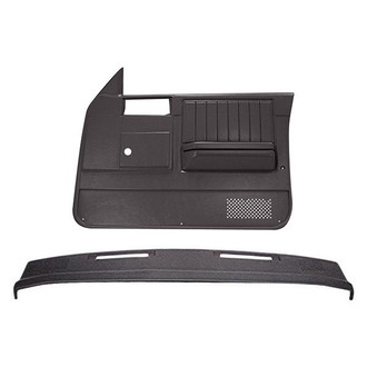 Coverlay® - Dark Brown Dash Cover and Door Panels Combo Kit (Power Windows)