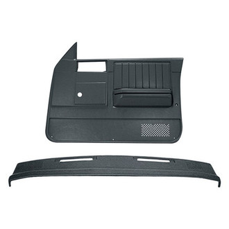 Coverlay® - Dark Gray Dash Cover and Door Panels Combo Kit (Power Windows)