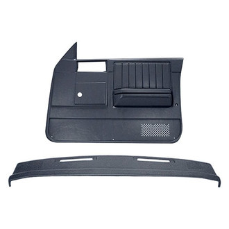 Coverlay® - Slate Gray Dash Cover and Door Panels Combo Kit (Power Windows)
