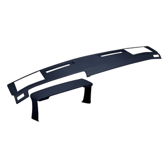 Coverlay® - Dark Blue Dash Cover and Instrument Panel Cover Combo Kit (with Side Vents Cut Out)
