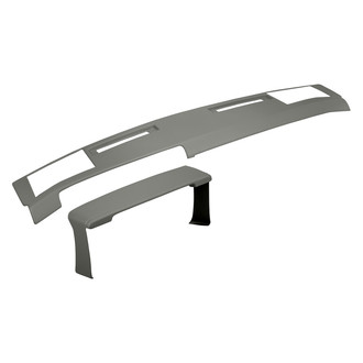 Coverlay® - Medium Gray Dash Cover and Instrument Panel Cover Combo Kit (w/o Side Vents Cut Out)