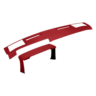 Coverlay® - Red Dash Cover and Instrument Panel Cover Combo Kit (w/o Side Vents Cut Out)