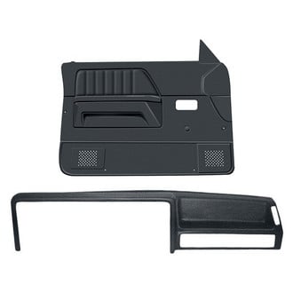 Coverlay® - Black Dash Cover and Door Panels Combo Kit (Full Power Windows)
