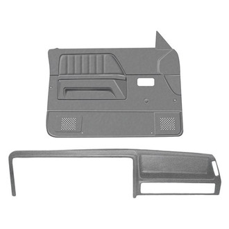 Coverlay® - Taupe Gray Dash Cover and Door Panels Combo Kit (No Power Windows)