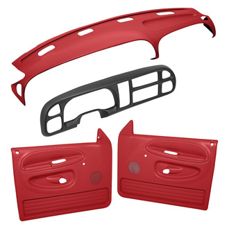 Coverlay® - Red Interior Combo Kit (No Power Windows)
