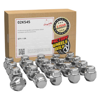Coyote Accessories® - Chrome Cone Seat OE Style Hyundai Lug Wheel Installation Kit