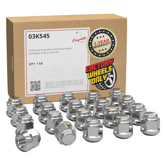 Coyote Accessories® - Chrome Radius/Ball Seat OE Style Honda Lug Wheel Installation Kit