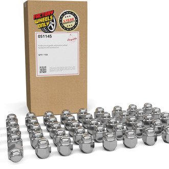 Coyote Accessories® - Chrome Cone Seat OE Style Hyundai Lug Wheel Installation Kit