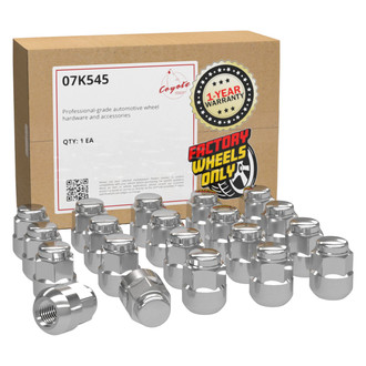Coyote Accessories® - Chrome Radius/Ball Seat OE Style Honda Lug Wheel Installation Kit