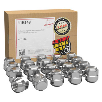 Coyote Accessories® - Chrome Radius/Ball Seat OE Style Honda Lug Wheel Installation Kit