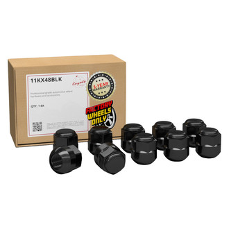 Coyote Accessories® - Black Radius/Ball Seat OE Style Honda Lug Wheel Installation Kit