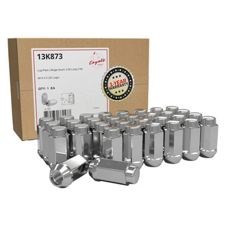Coyote Accessories® - Cone Seat Acorn Bulge Lug Wheel Installation Kit w/o Valve Stems