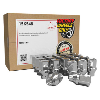 Coyote Accessories® - Chrome E-T/Ultra Seat Bulge Lug Wheel Installation Kit