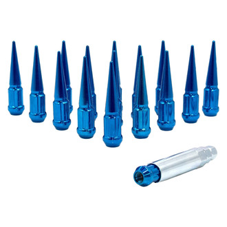 Coyote Accessories® - Blue Cone Seat Spline Spike Lug Wheel Installation Kit