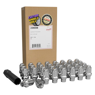 Coyote Accessories® - Chrome E-T/Ultra Seat Spline Lug Wheel Installation Kit