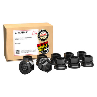 Coyote Accessories® - Chrome Cone Seat OE Style Ford Lug Wheel Installation Kit