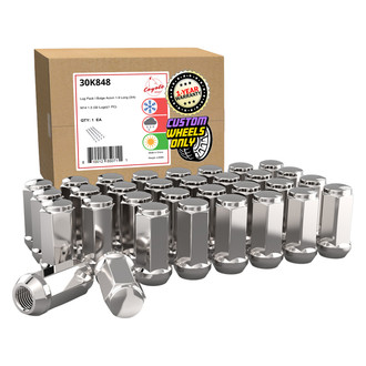 Coyote Accessories® - Cone Seat Acorn Bulge Lug Wheel Installation Kit w/o Valve Stems