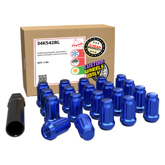Coyote Accessories® - Blue Cone Seat 6 Spline Lug Wheel Installation Kit