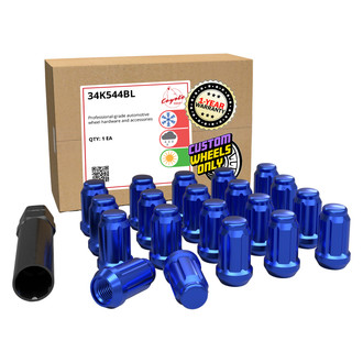 Coyote Accessories® - Blue Cone Seat 6 Spline Lug Wheel Installation Kit