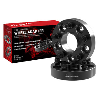 Coyote Accessories® - Black Anodized 6061-Billet Aluminum Wheel Adapter