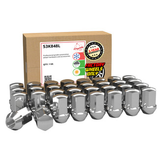 Coyote Accessories® - Chrome Cone Seat OE Style GM Lug Wheel Installation Kit