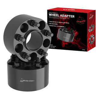 Coyote Accessories® - Black Anodized 6061-Billet Aluminum Wheel Adapter