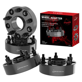 Coyote Accessories® - Black Anodized 6061-Billet Aluminum Wheel Adapter