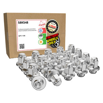 Coyote Accessories® - Chrome Mag Seat OE Style Toyota Lug Wheel Installation Kit w/o Valve Stems