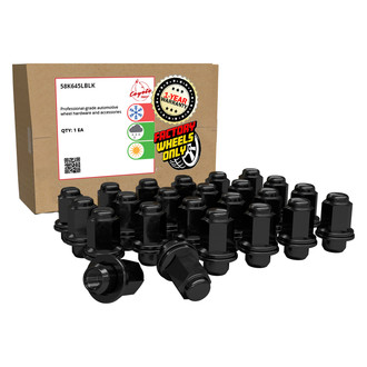Coyote Accessories® - Black Mag Seat OE Style Toyota Lug Wheel Installation Kit w/o Valve Stems