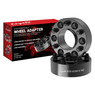 Coyote Accessories® - Black Anodized 6061-Billet Aluminum Wheel Adapter