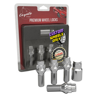Coyote Accessories® - Chrome Cone Seat Bolt Wheel Locks