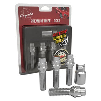 Coyote Accessories® - Chrome Cone Seat Bolt Wheel Locks