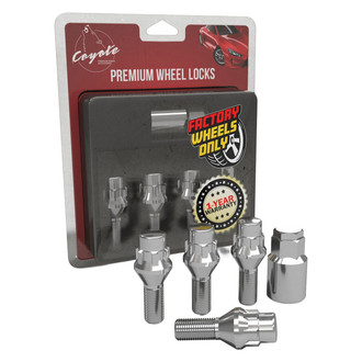 Coyote Accessories® - Chrome Cone Seat Bolt Wheel Locks