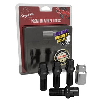 Coyote Accessories® - Black Cone Seat Wheel Locks