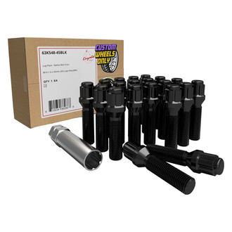 Coyote Accessories® - Cone Seat Spline Bolt Lug Wheel Installation Kit w/o Valve Stems