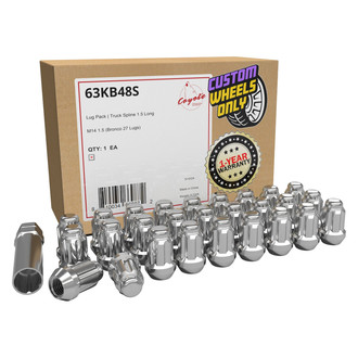 Coyote Accessories® - Cone Seat 6 Spline Lug Wheel Installation Kit