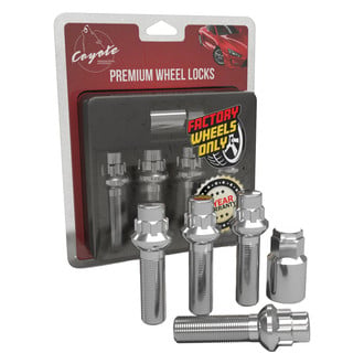 Coyote Accessories® - Chrome Radius/Ball Seat Wheel Locks