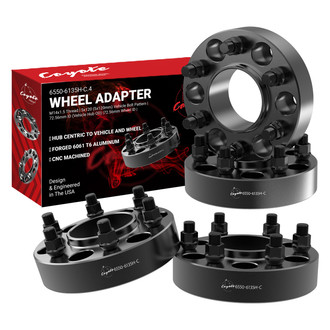 Coyote Accessories® - Black Anodized 6061-Billet Aluminum Wheel Adapter
