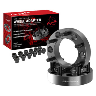 Coyote Accessories® - Black Anodized 6061-Billet Aluminum Wheel Adapter