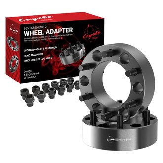 Coyote Accessories® - Black Anodized 6061-Billet Aluminum Wheel Adapter
