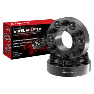 Coyote Accessories® - Black Anodized 6061-Billet Aluminum Wheel Adapter