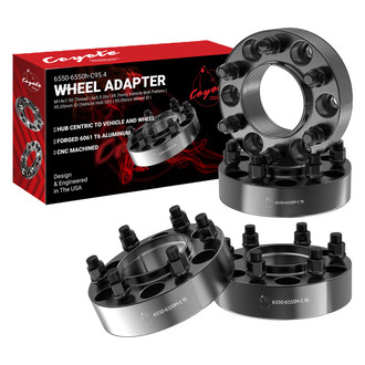 Coyote Accessories® - Black Anodized 6061-Billet Aluminum Wheel Adapter