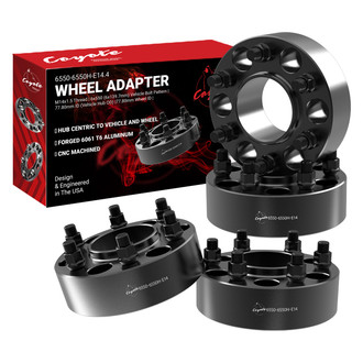Coyote Accessories® - Black Anodized 6061-Billet Aluminum Wheel Adapter