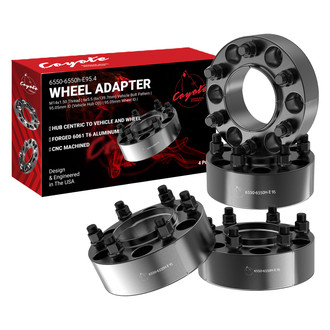 Coyote Accessories® - Black Anodized 6061-Billet Aluminum Wheel Adapter