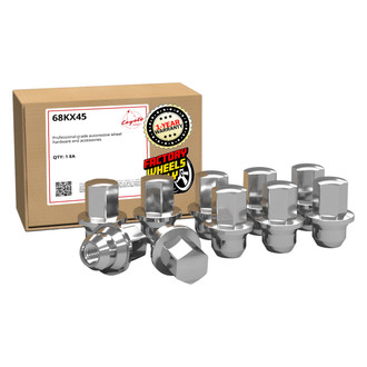 Coyote Accessories® - Chrome E-T/Ultra Seat OE Style Chrysler Lug Wheel Installation Kit