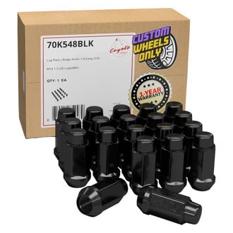 Coyote Accessories® - Cone Seat Acorn Bulge Lug Wheel Installation Kit