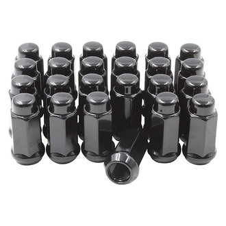 Coyote Accessories® - Black Cone Seat Acorn Bulge Lug Wheel Installation Kit