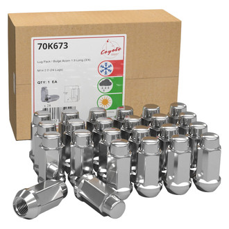 Coyote Accessories® - Cone Seat Acorn Bulge Lug Wheel Installation Kit