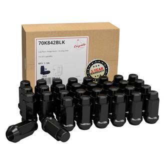 Coyote Accessories® - Cone Seat Acorn Bulge Lug Wheel Installation Kit w/o Valve Stems