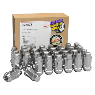 Coyote Accessories® - Cone Seat Acorn Bulge Lug Wheel Installation Kit w/o Valve Stems